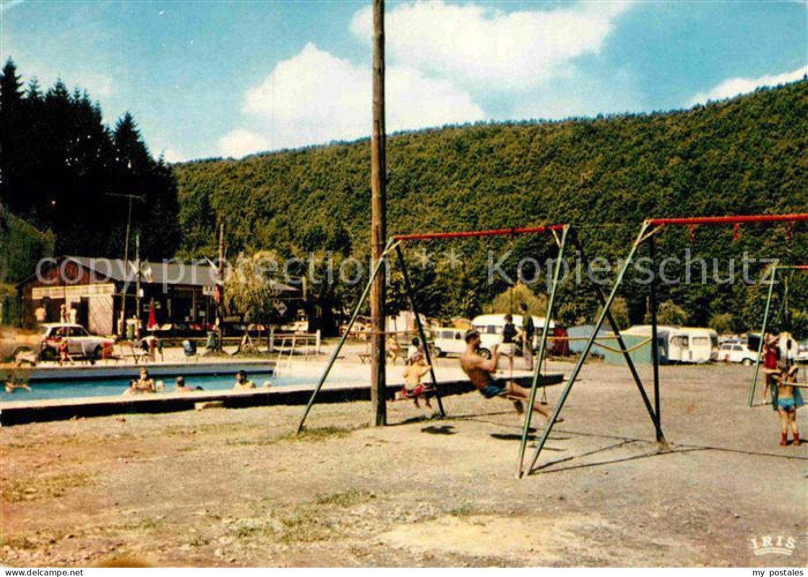 Martelange Camping Ranch Piscine Kinderspielplatz