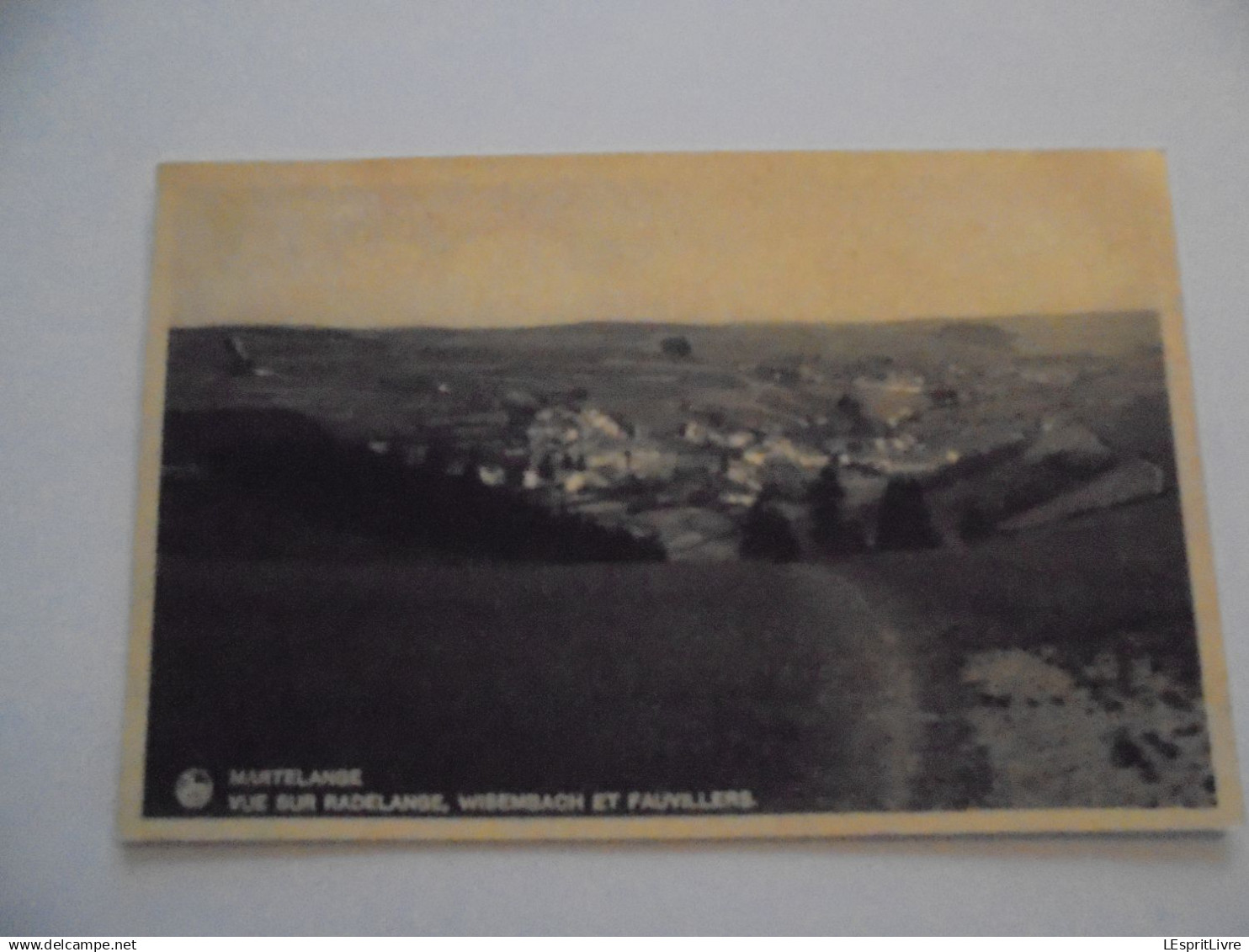 MARTELANGE Vue sur Radelange Wisembach et Fauvillers Carte Postale PK Post Kaart Card