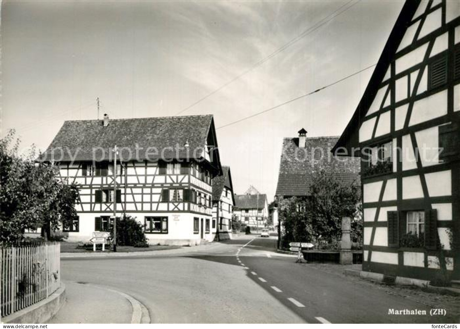 Marthalen Hauptstrasse Fachwerkhaeuser