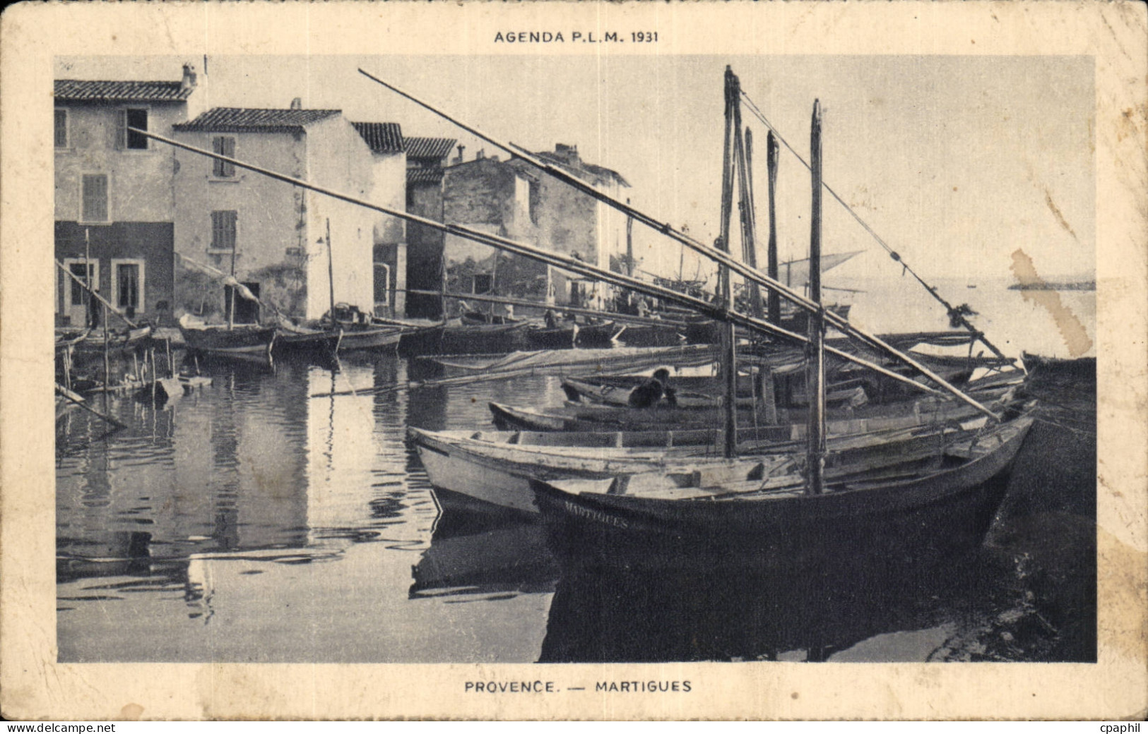 Martigues - Provence - Bateau - Boat - CPA