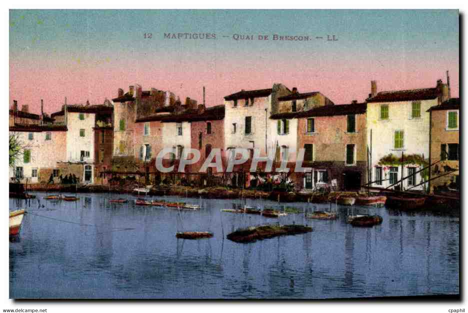 Martigues - Quai de Brescon - CPA
