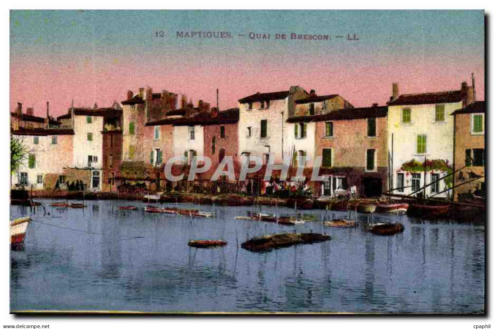 Martigues - Quai de Brescon - CPA