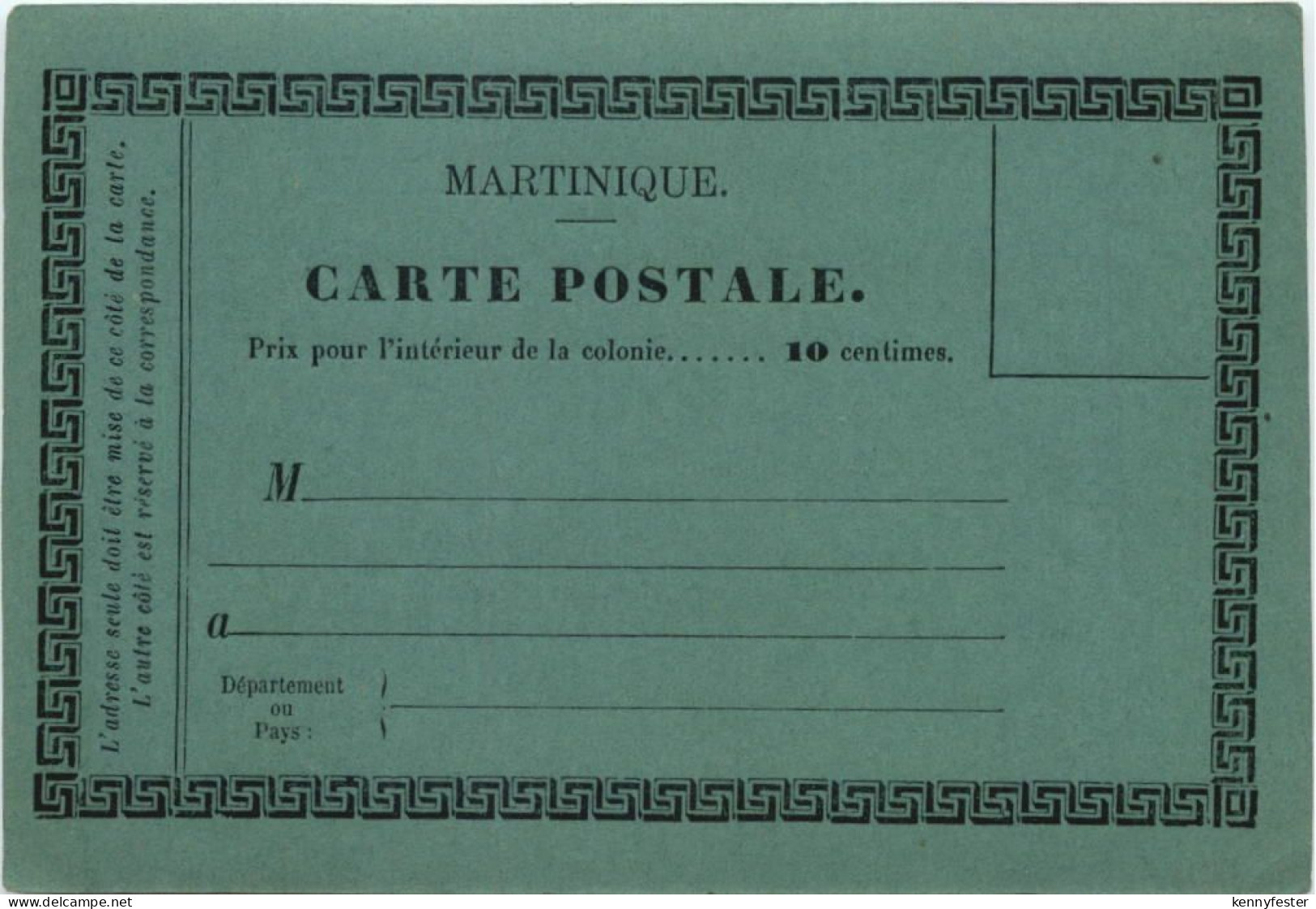 Martinique - Carte postale