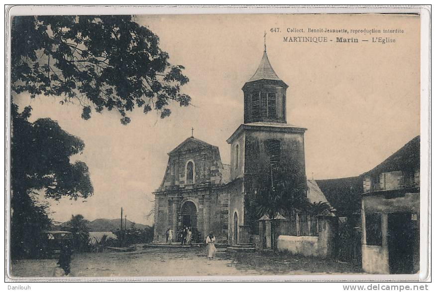 MARTINIQUE // LE MARIN    l'église   647  Coll benoit Jeannette