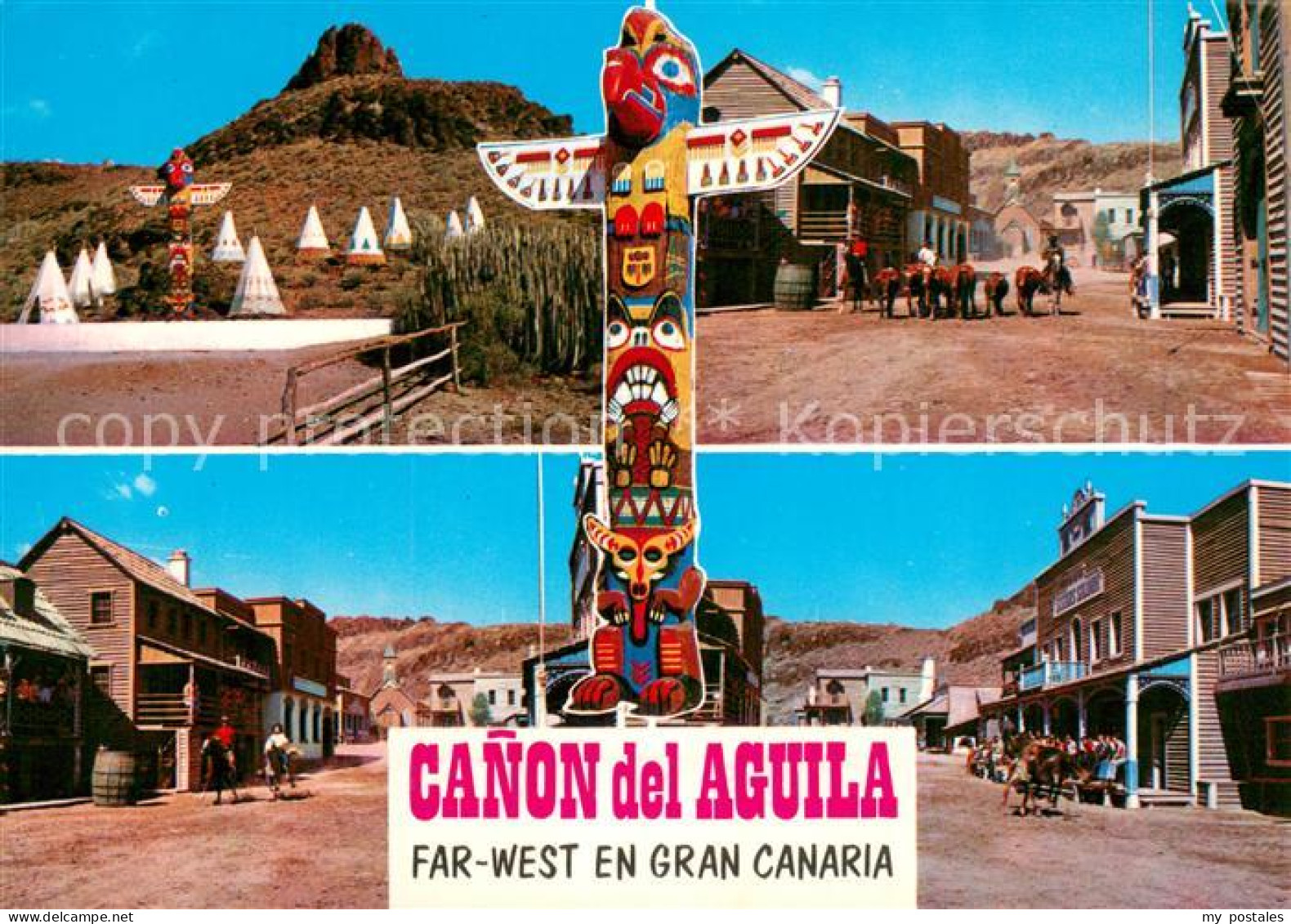 Maspalomas Gran Canaria Canon del Aguila Poblado tipico americano