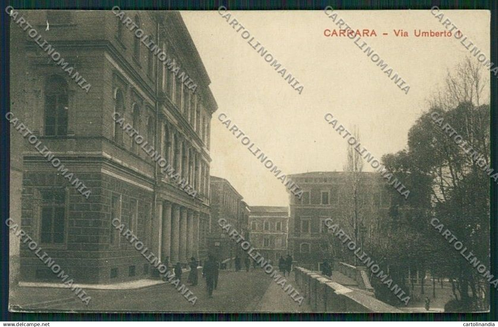 Massa Carrara cartolina QQ3034