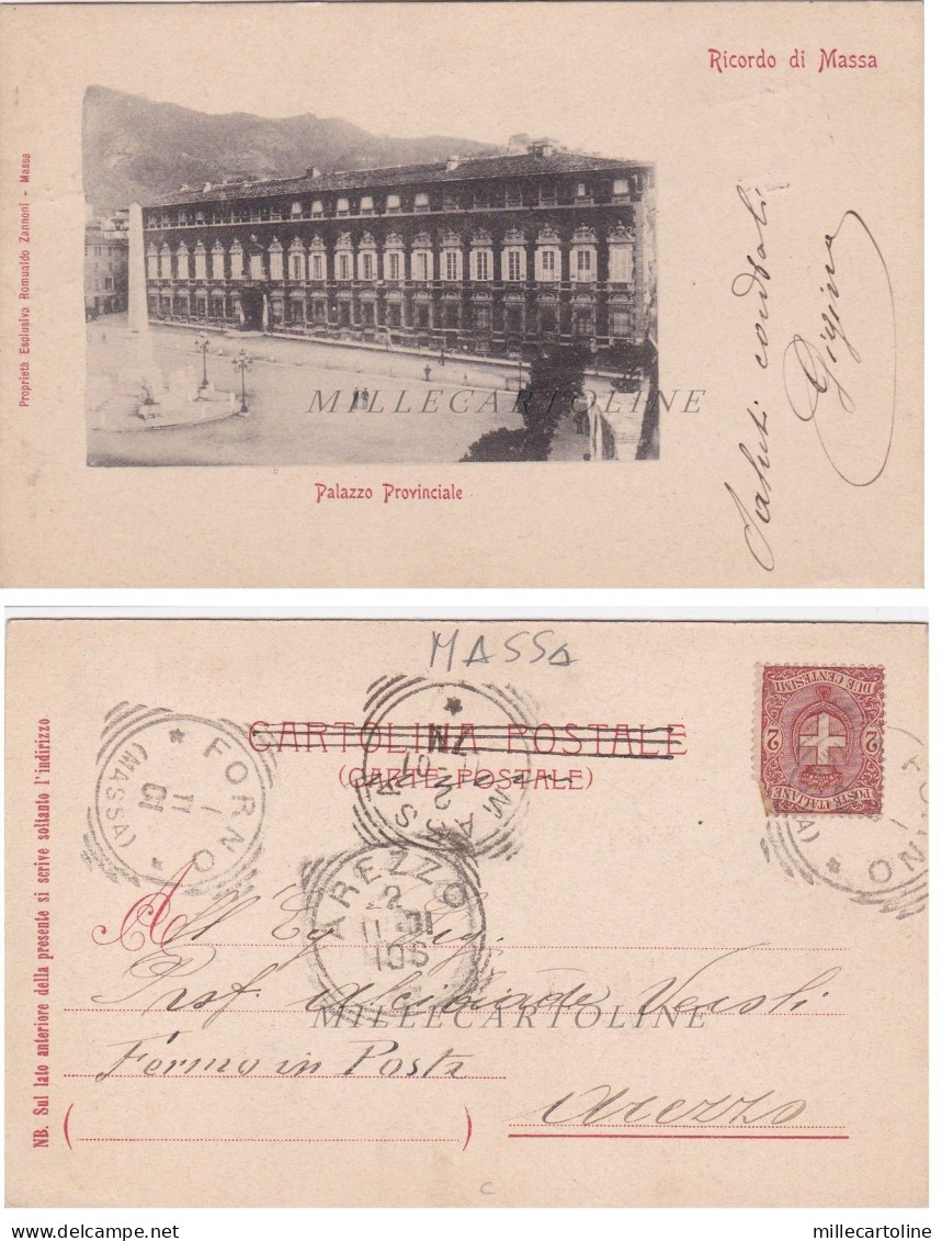 MASSA: PALAZZO PROVINCIALE    1901