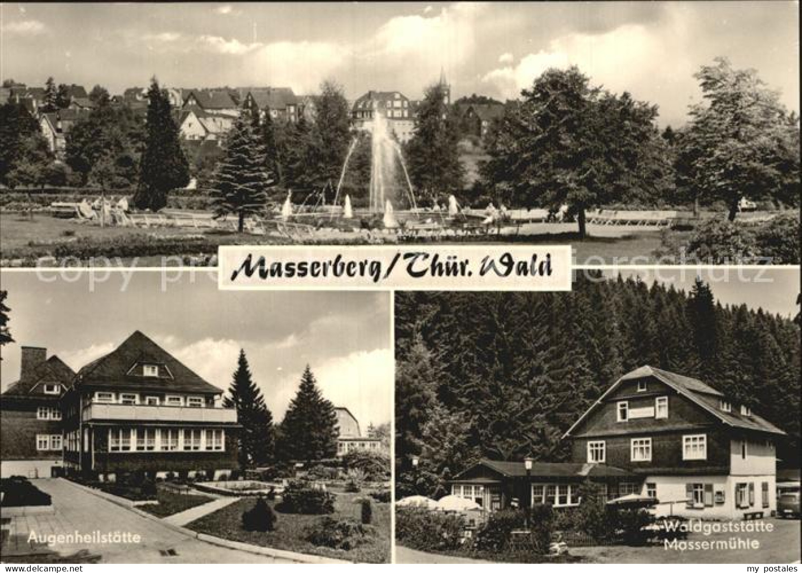 Masserberg Augenheilstaette Waldgaststaette Massermuehle