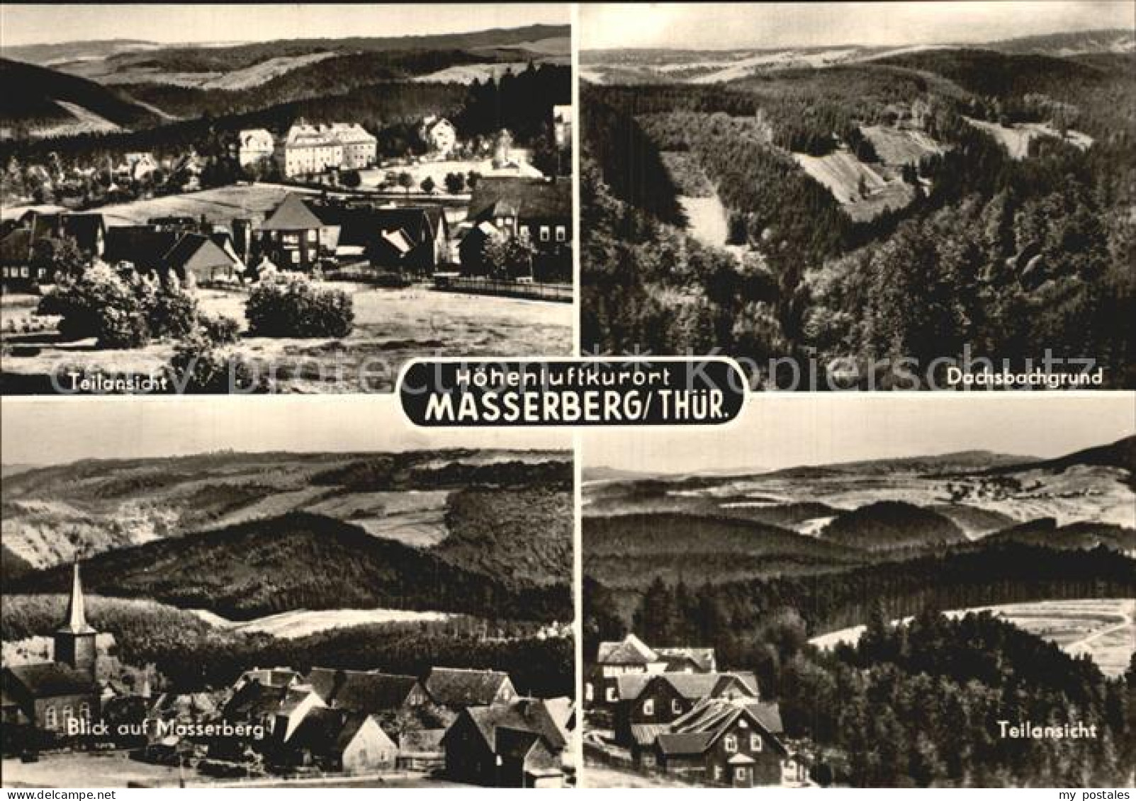 Masserberg Dachsbachgrund Masserberg Panorama