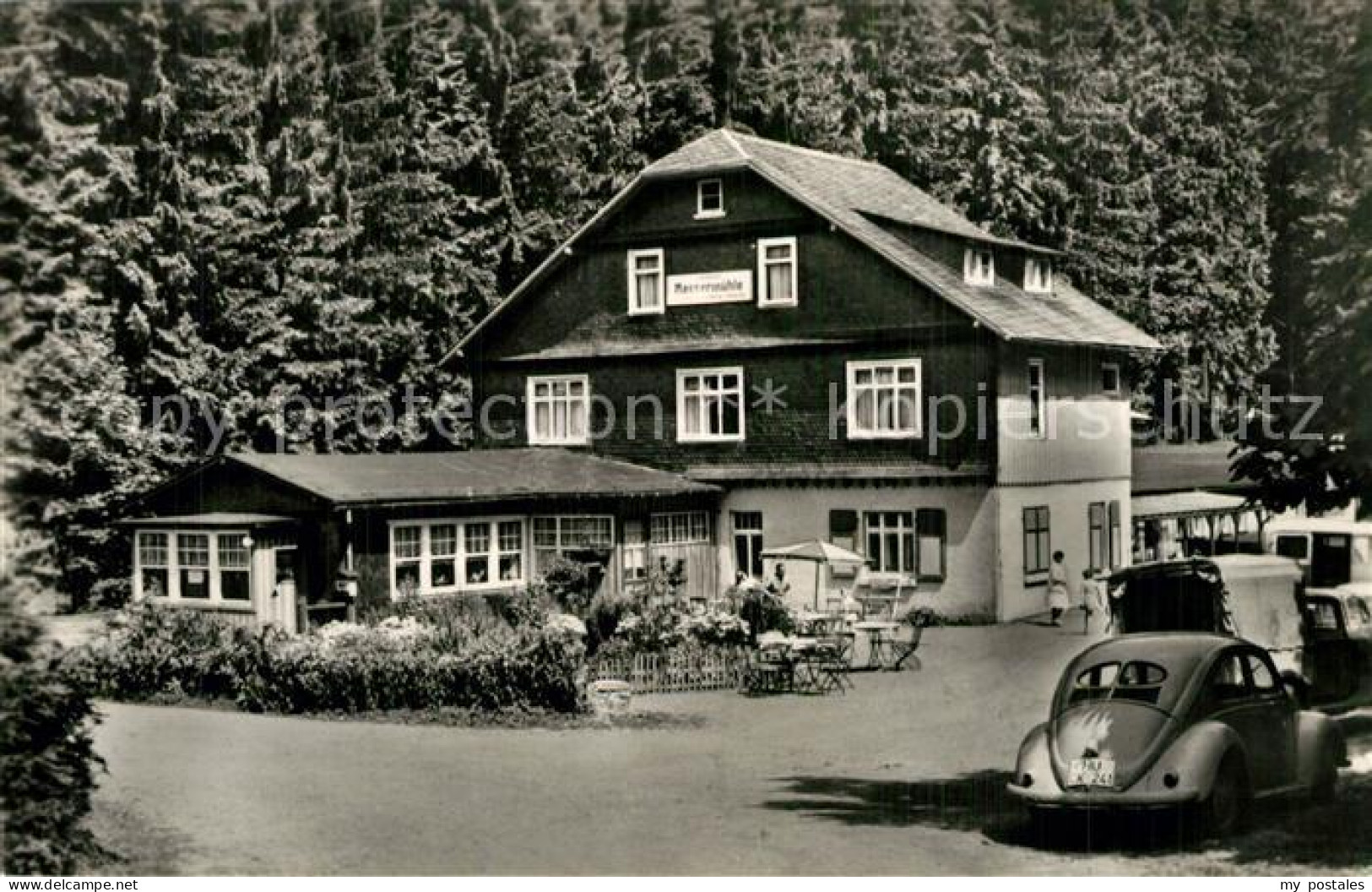Masserberg Hildburghausen Thueringen Gaststaette Massermuehle Ferienlager des VE