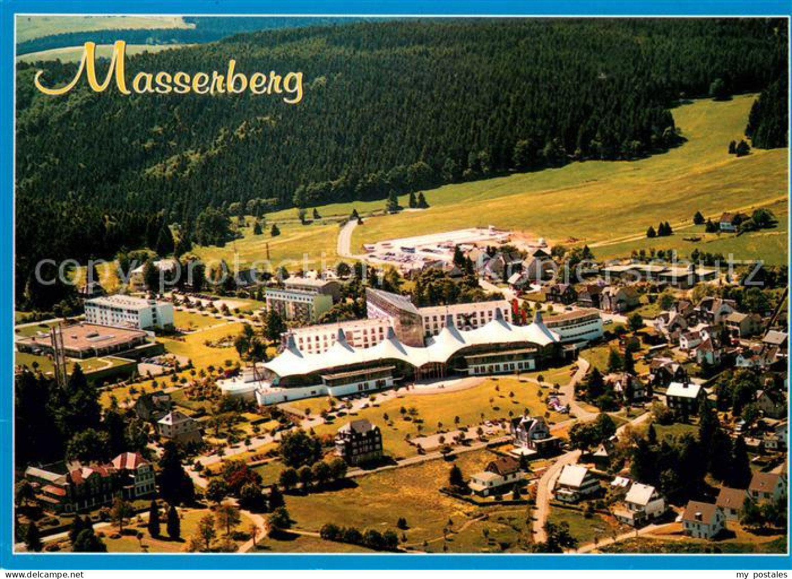 Masserberg Hildburghausen Thueringen Prof Volhard Klinik Masserberg Fliegeraufna