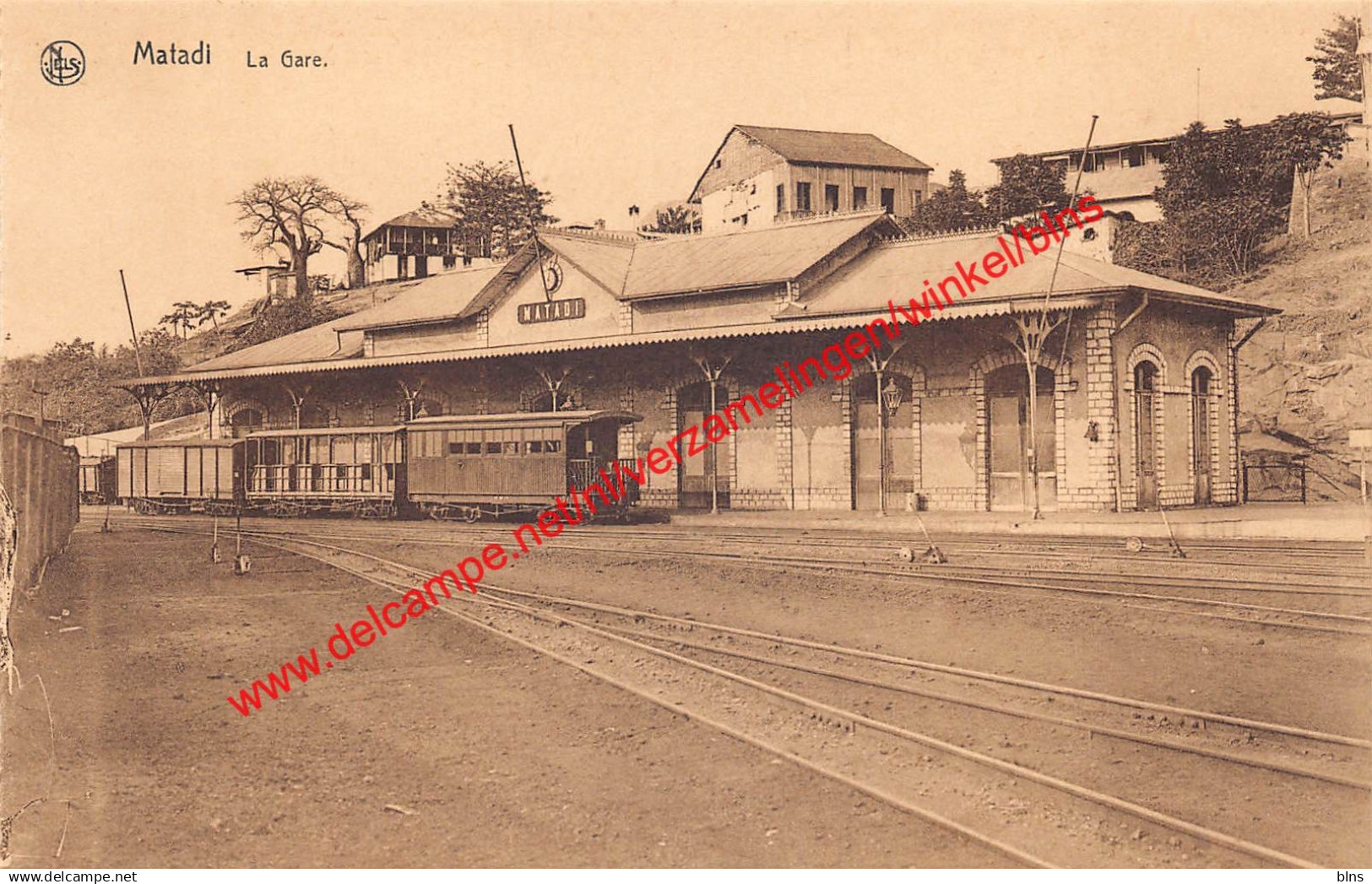 Matadi - La Gare - Congo Belge Belgisch Kongo