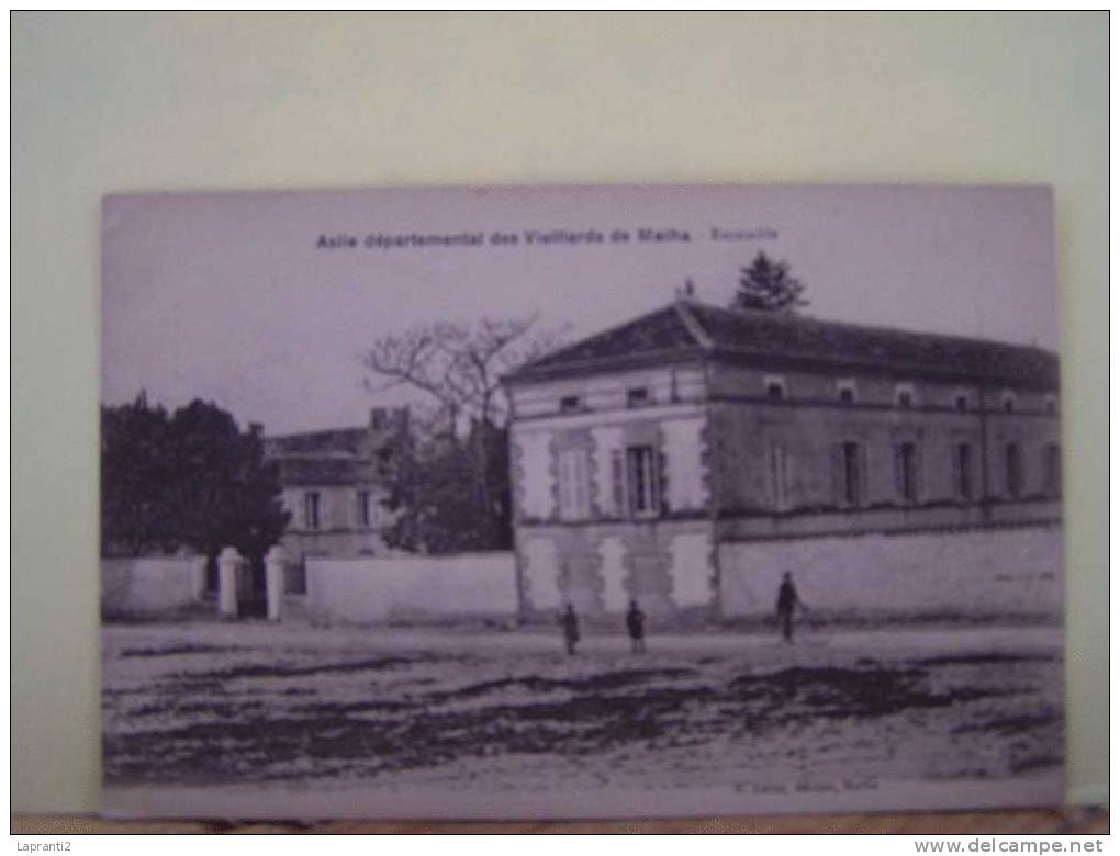 MATHA (CHARENTE MARITIME) LA SANTE. ASILE DEPARTEMENTAL DES VIEILLARDS. ENSEMBLE.