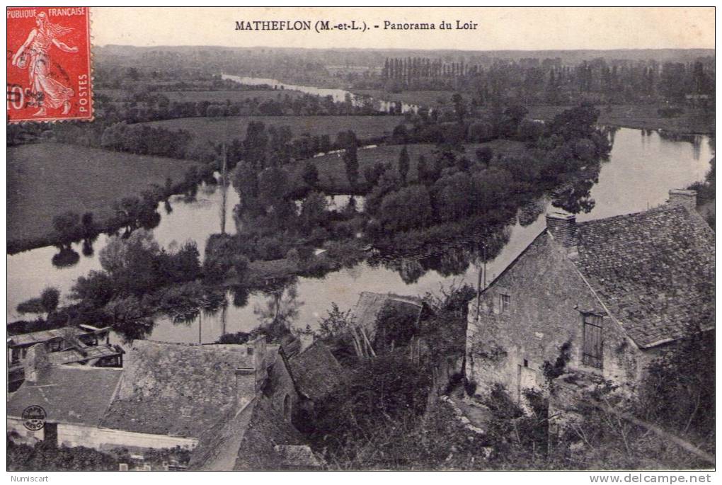 Matheflon..Seiches-sur-le -Loir..belle vue du Loir