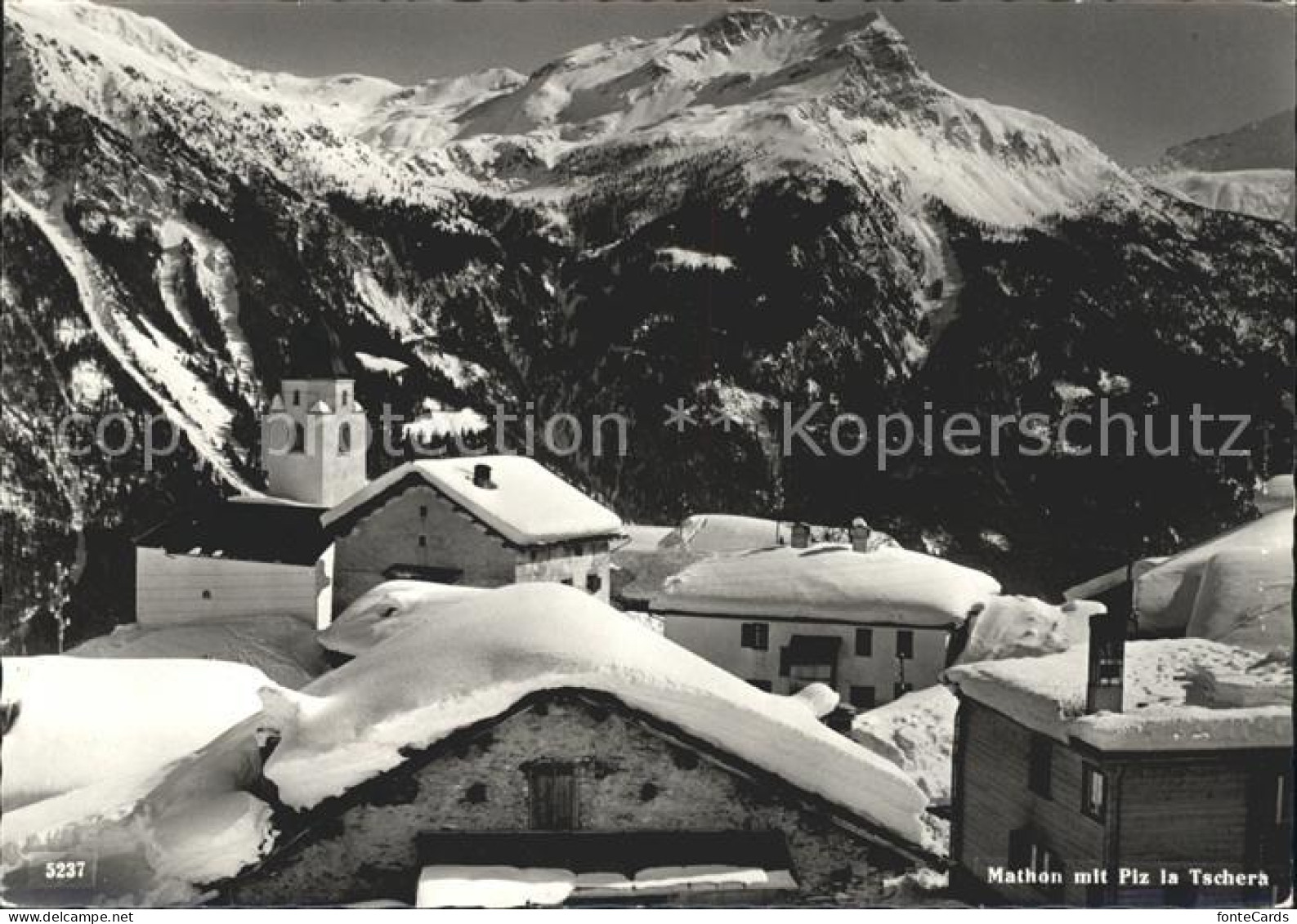 Mathon mit Piz la Tschera