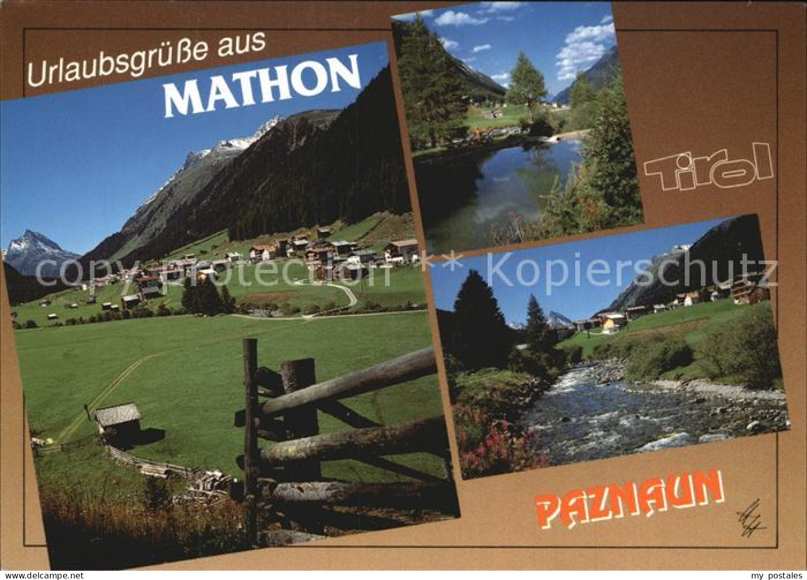 Mathon Tirol mit Ballunspitze Panorama