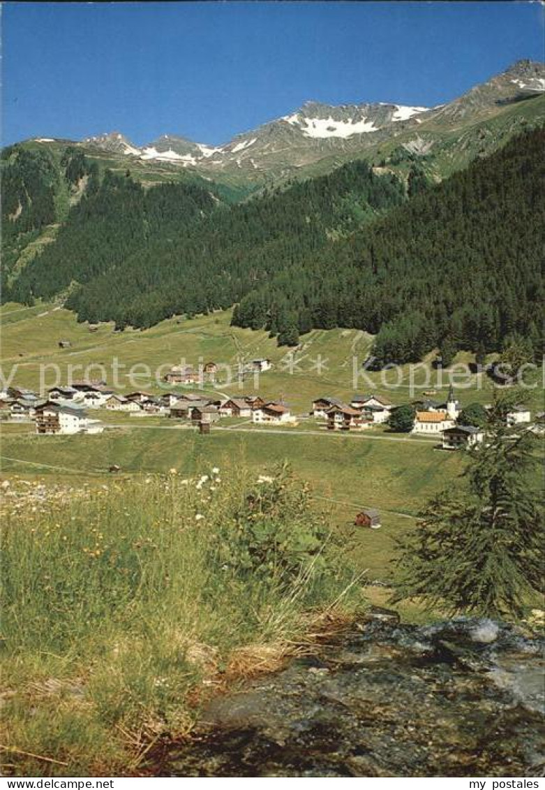 Mathon Tirol Panorama Paznauntal