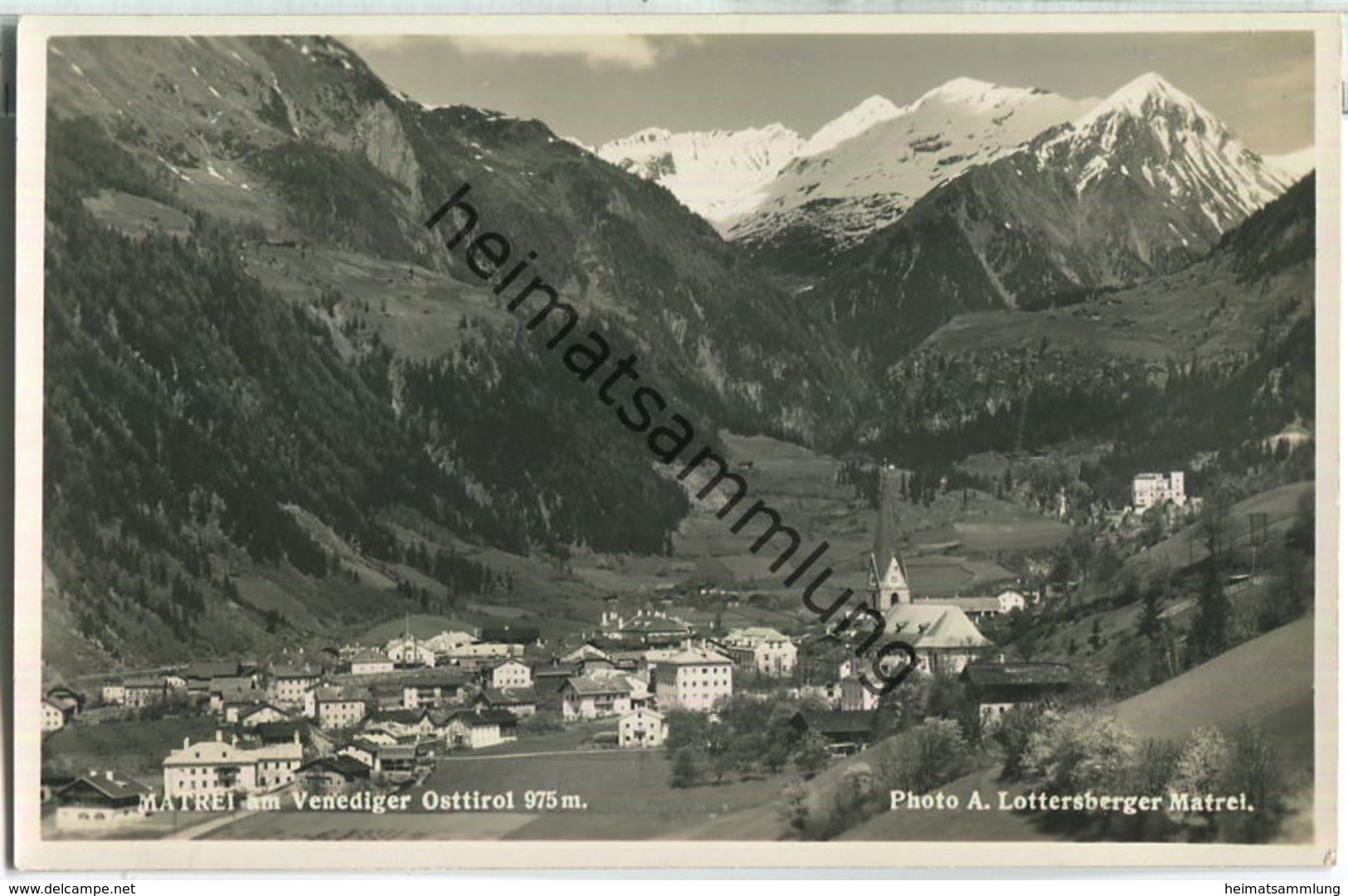 Matrei in Osttirol - Gesamtansicht - Foto-Ansichtskarte