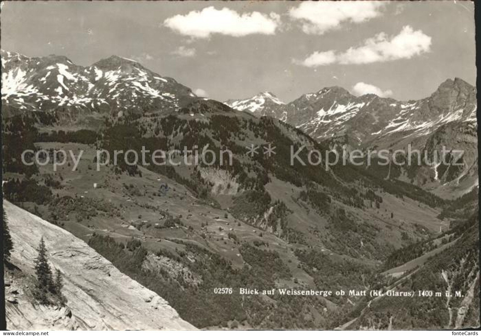 Matt Panorama Blick auf Weissenberge