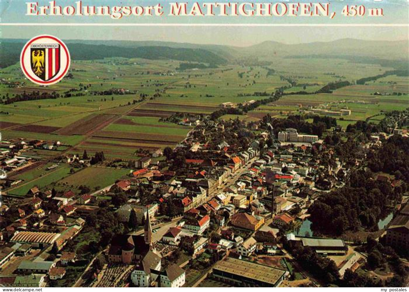 Mattighofen Innviertel Oberoesterreich AT Fliegeraufnahme