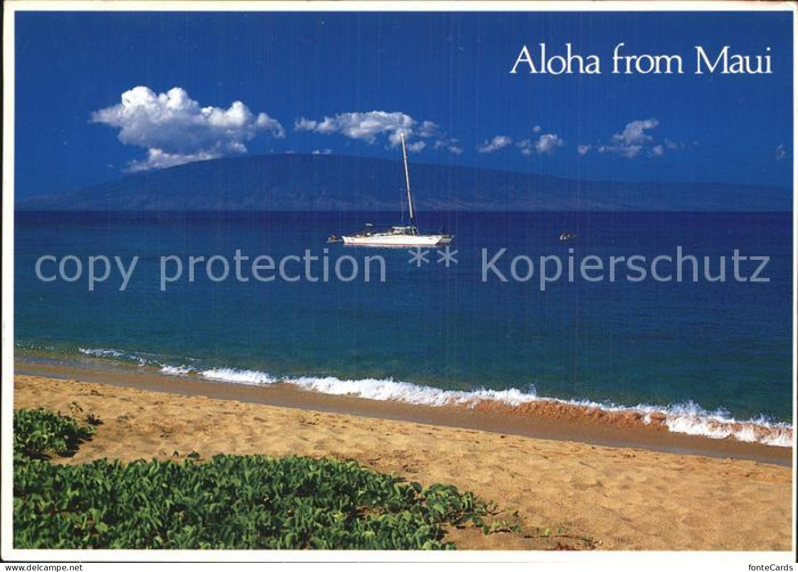 Maui Hawaii Kaanapali Beach Segelboot