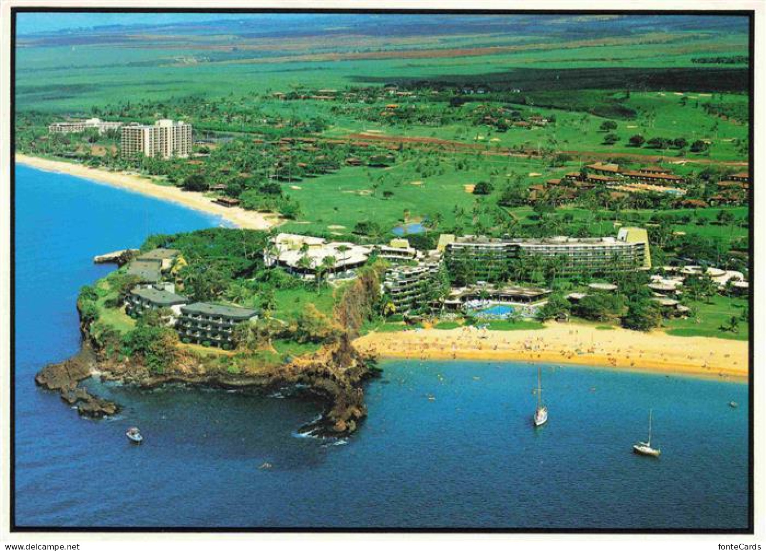 Maui Hawaii USA The Sheraton Maui Hotel Fliegeraufnahme