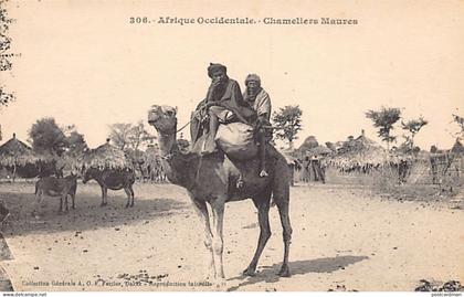 Mauritanie - Chameliers maures - Ed. Fortier 306
