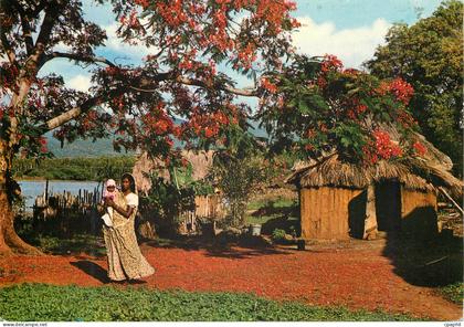 CPM Ile Maurice Case Indienne