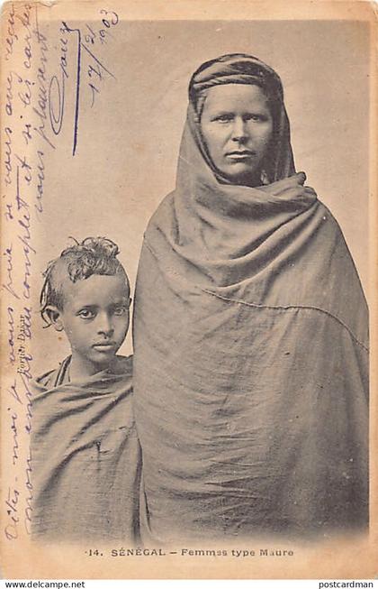 Mauritanie - Femmes - Type maure - Ed. Fortier 14