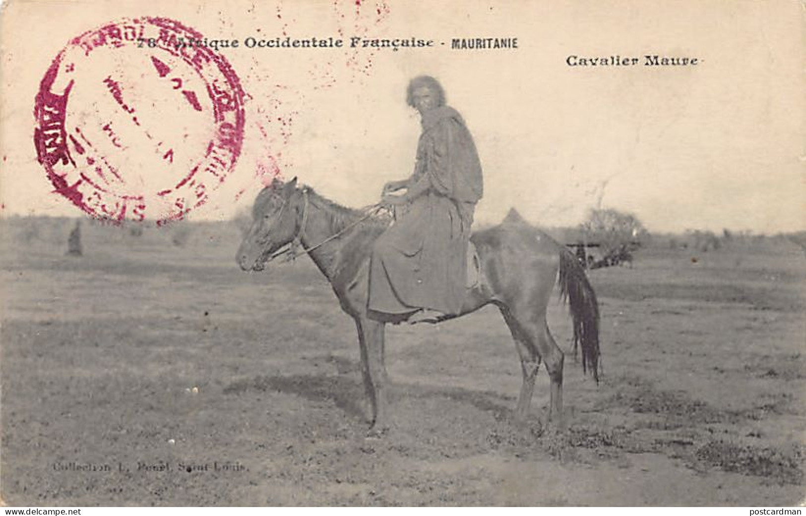 Mauritanie - Cavalier maure - Ed. L. Penel 78