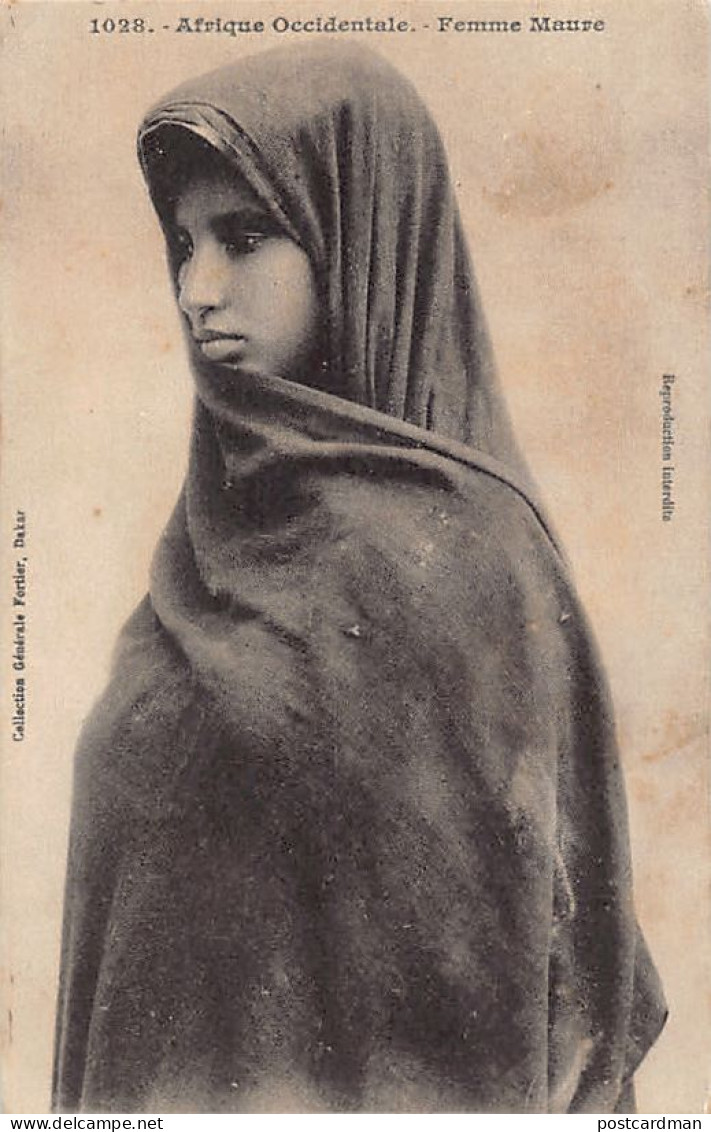 Mauritanie - Femme maure - Ed. Fortier 1028