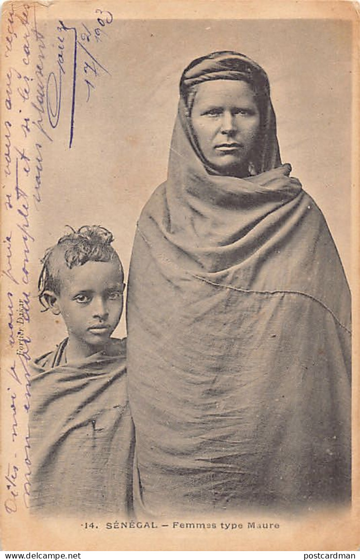 Mauritanie - Femmes - Type maure - Ed. Fortier 14
