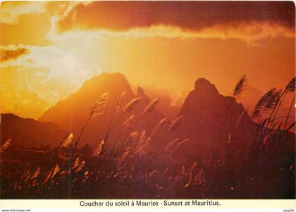 CPM Ile Maurice Coucher du soleil a Maurice