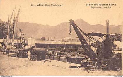 Mauritius - PORT-LOUIS - Albion Docks - Publ. Magasins Réunis 23