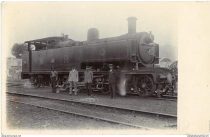 Mauritius Railways Steam Locomotive 1911 photocard