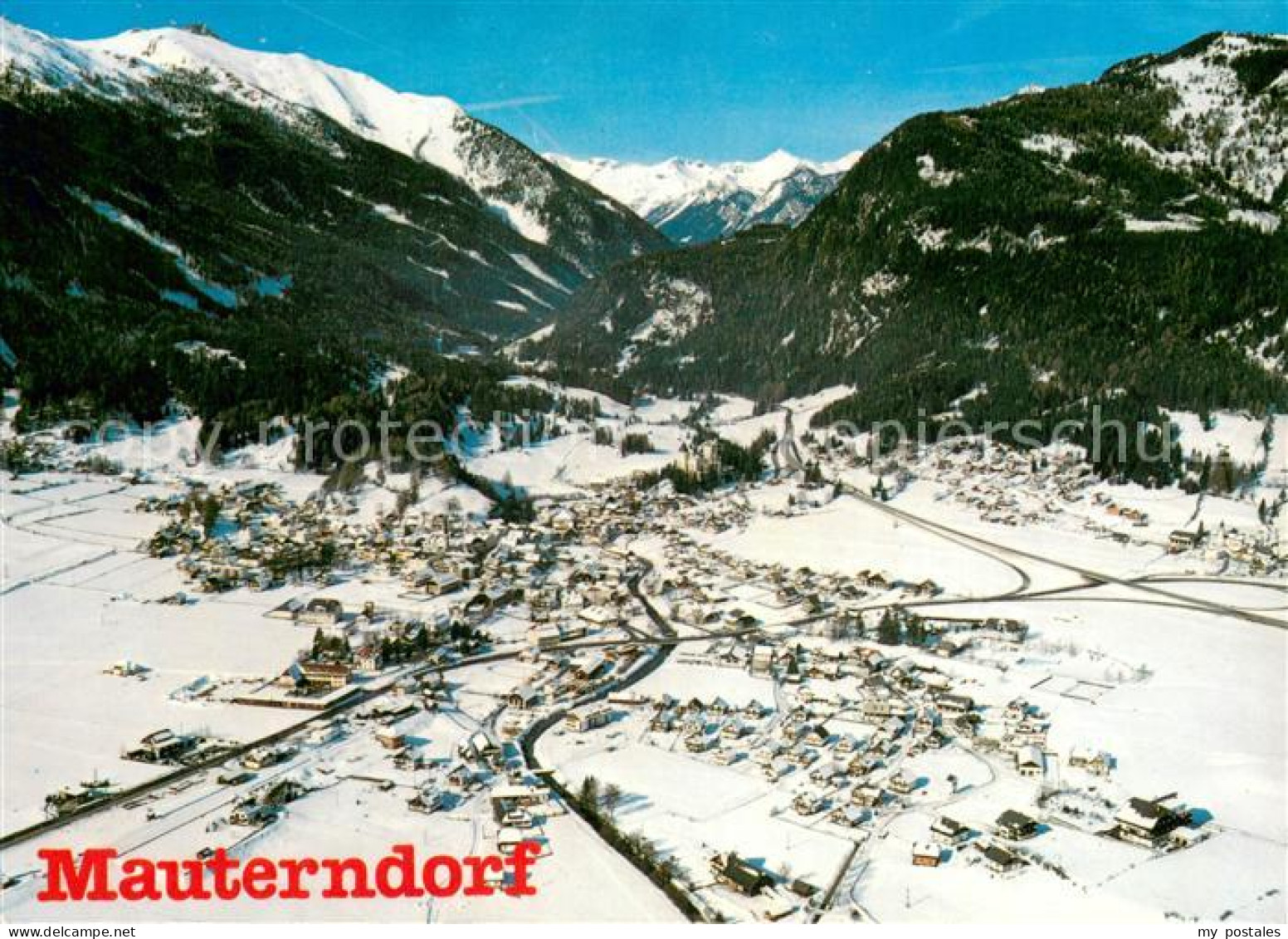 Mauterndorf Winterpanorama Alpen