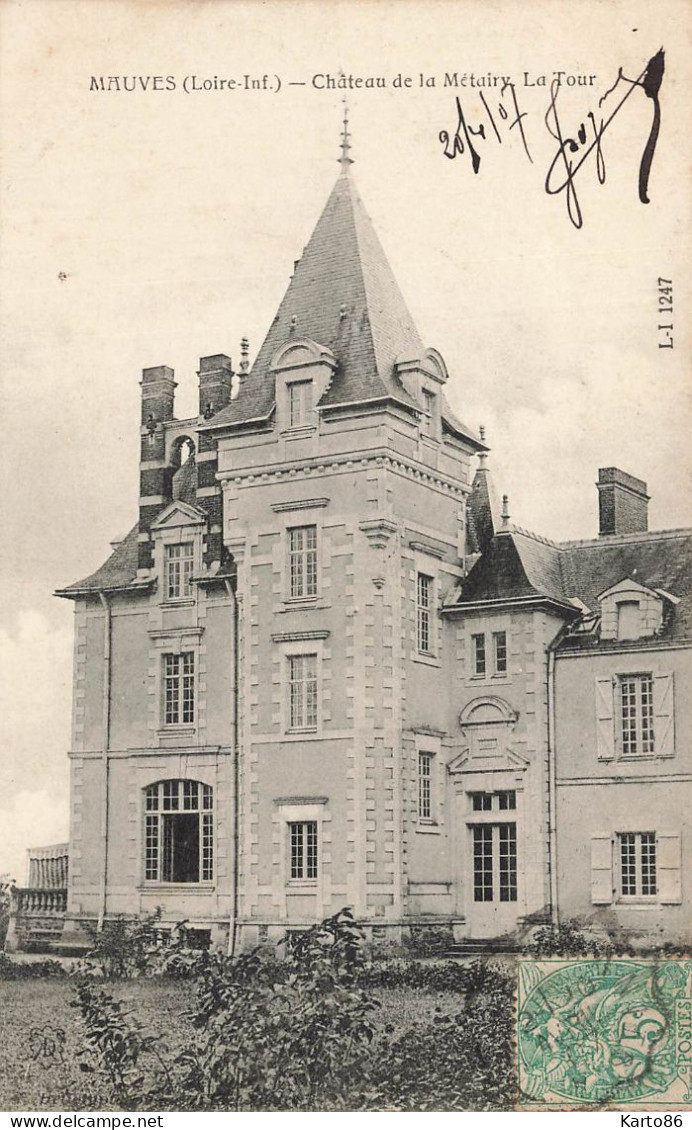 mauves sur loire * château de la métairy * la tour