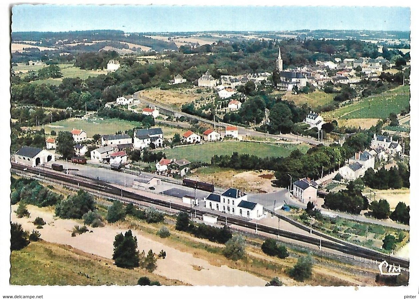 MAUVES SUR LOIRE - Vue générale aérienne