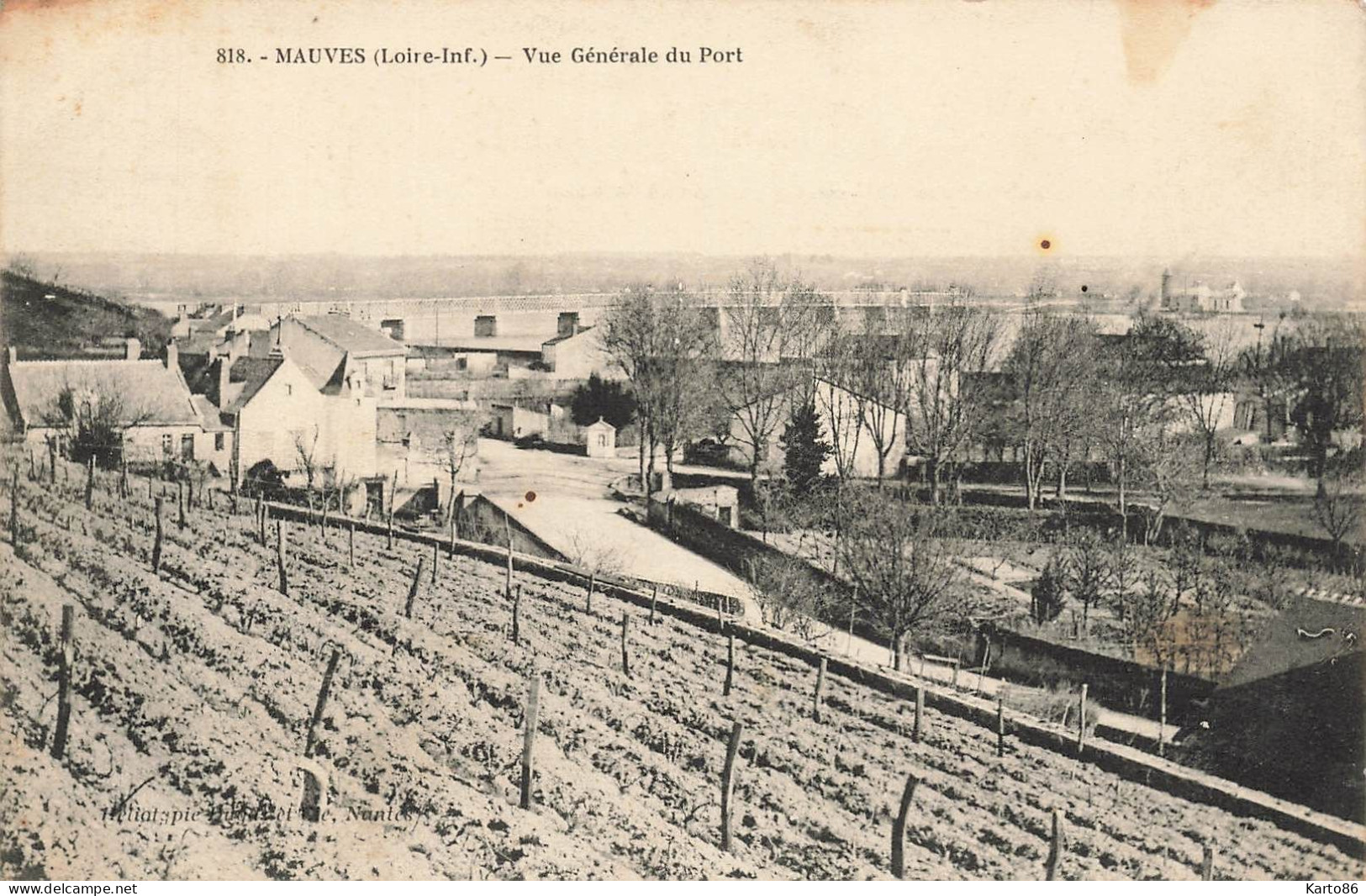 mauves sur loire * vue générale du port