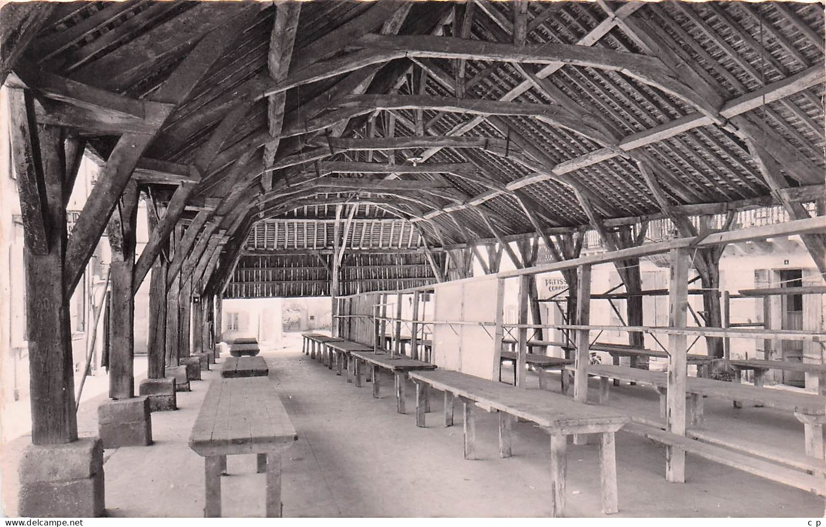 Mauze sur le Mignon - les halles  - CPSM°J