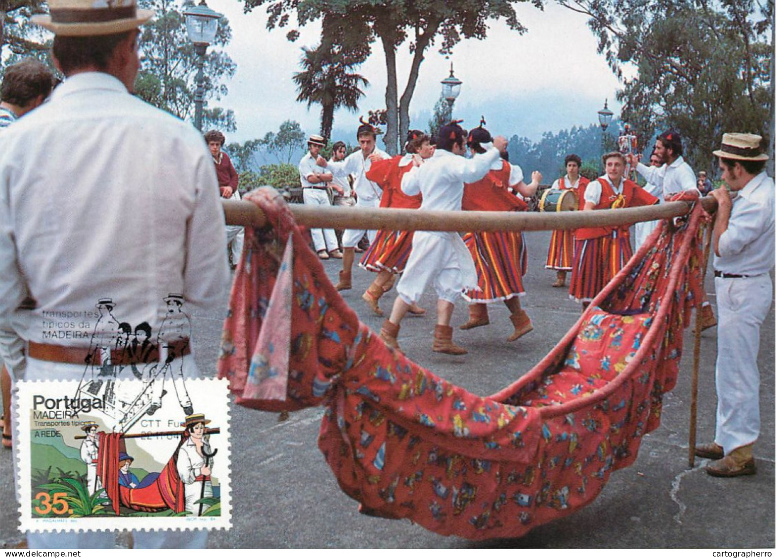 Maxi Card Portugal Madeira transportes tipicos da Madeira Rede