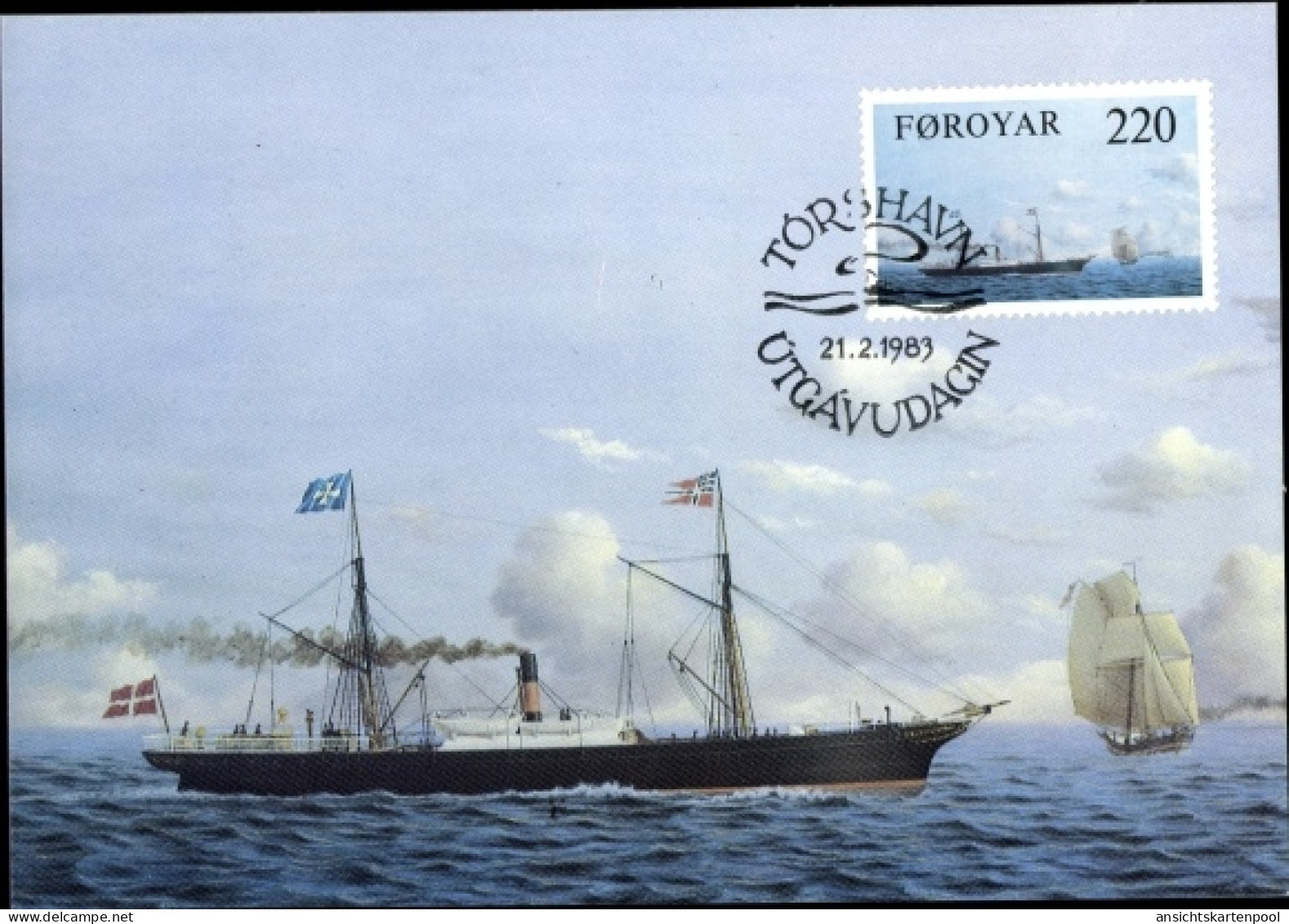 Maximum CPA Føroyar Föroyar Färöer Dänemark, Dampfschiff