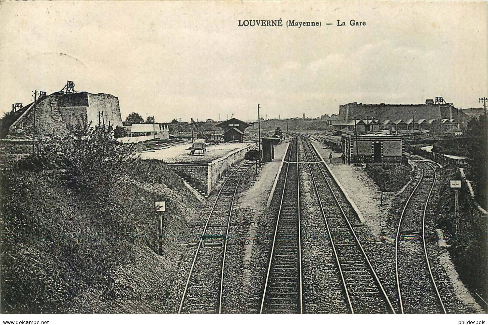 MAYENNE LOUVERNE  la gare