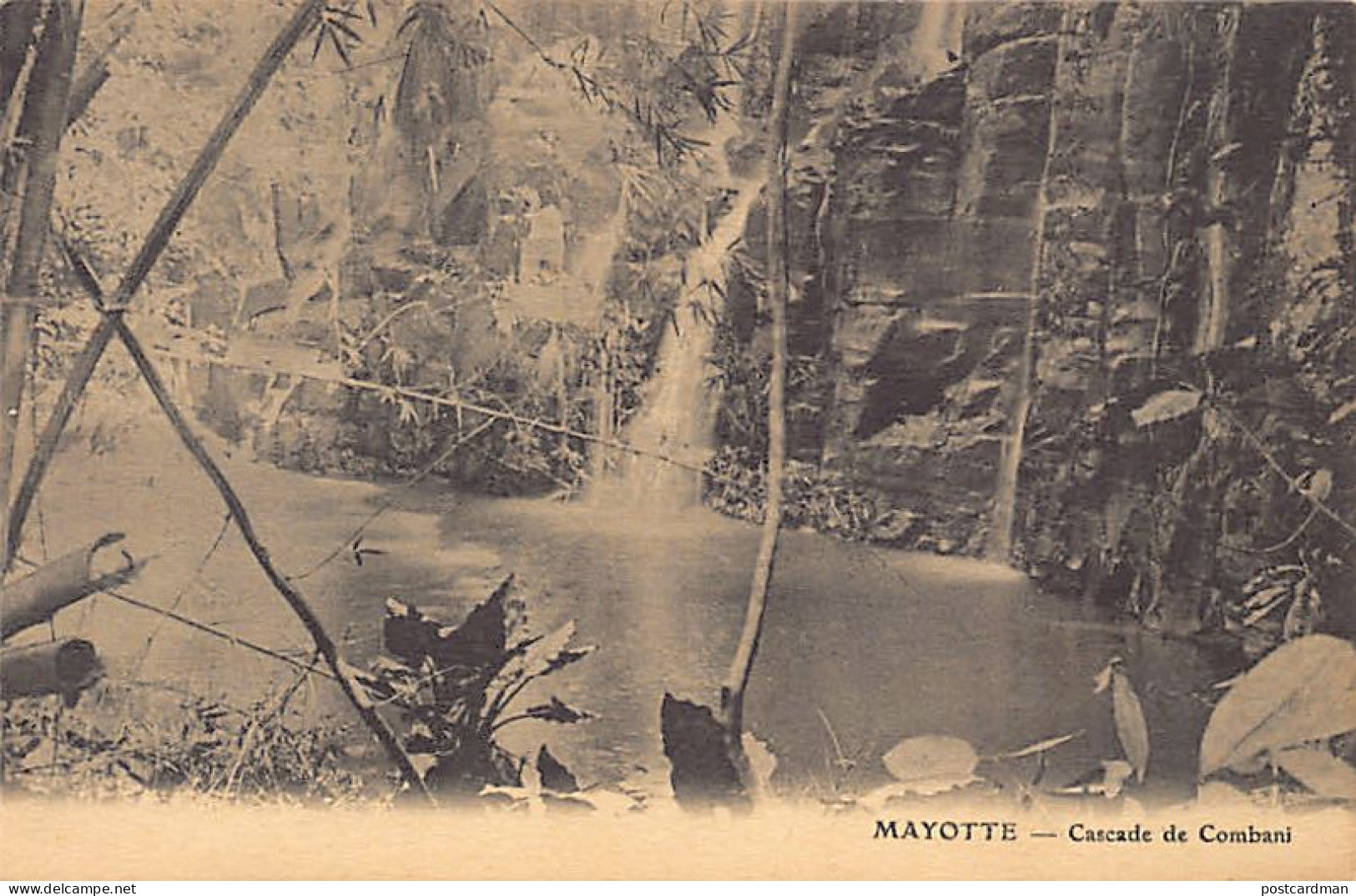 Mayotte - Cascade de Combani - Ed. Société Commerciale de Bambao