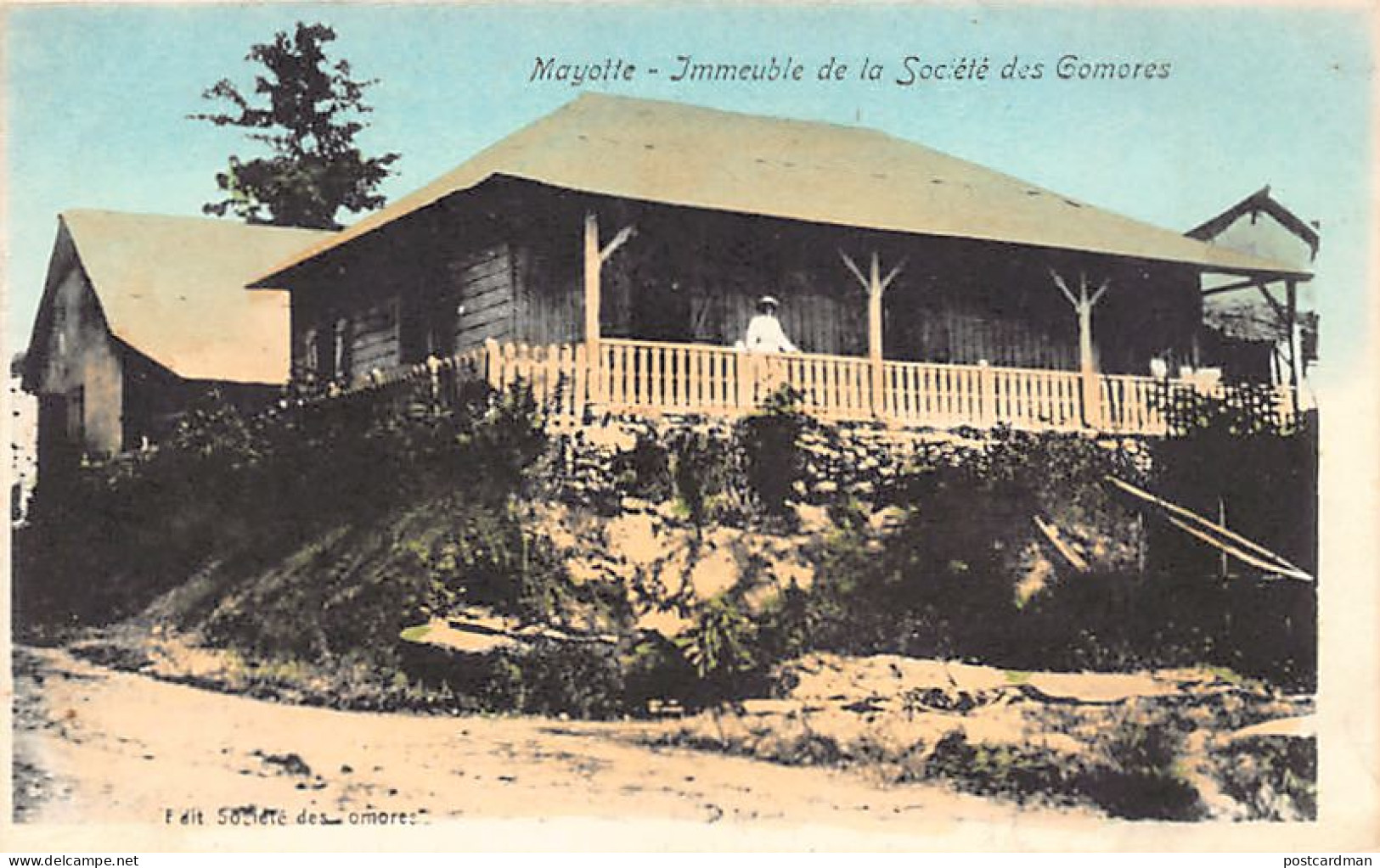 Mayotte - MAMOUDZOU - Immeuble de la Société des Comores, éditrice de la carte postale - Ed. Société des Comores