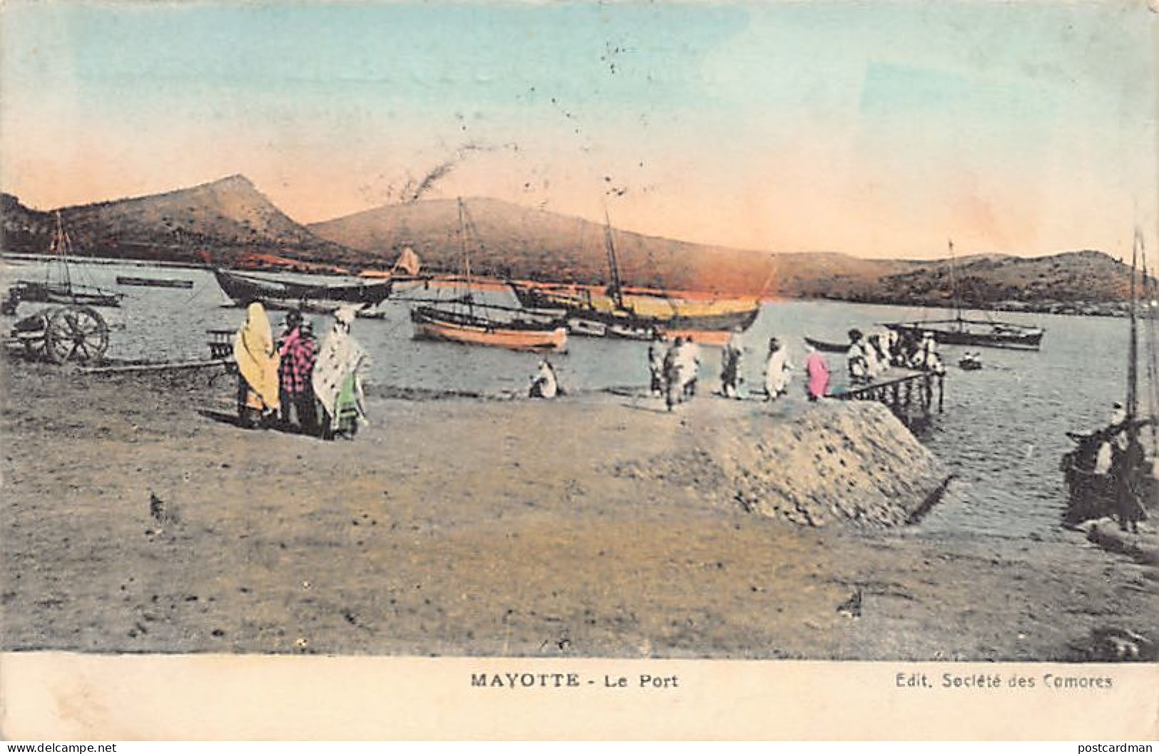 Mayotte - MAMOUDZOU - Le port - Ed. Société des Comores