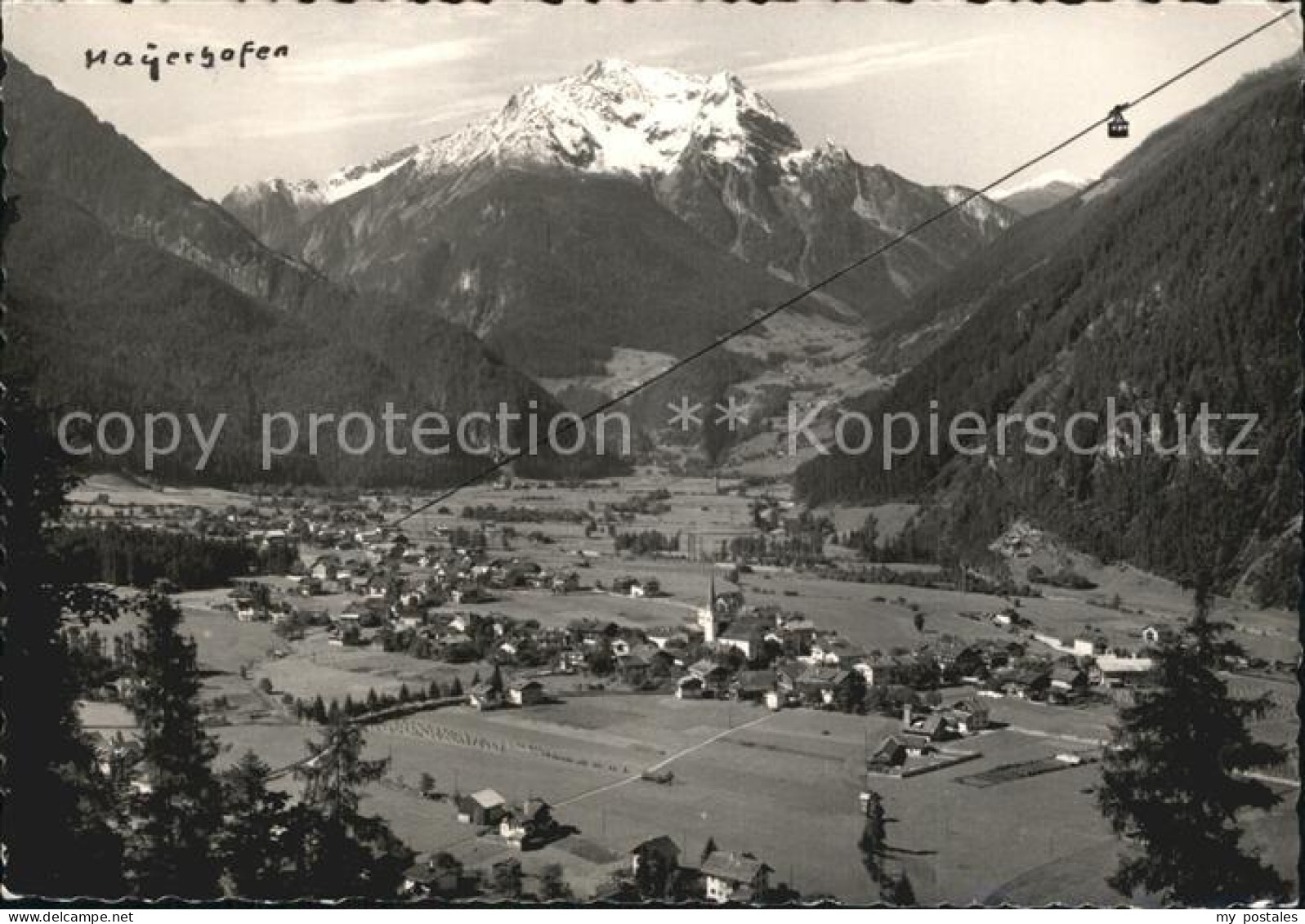Mayrhofen Zillertal Gruenberg Seilbahn