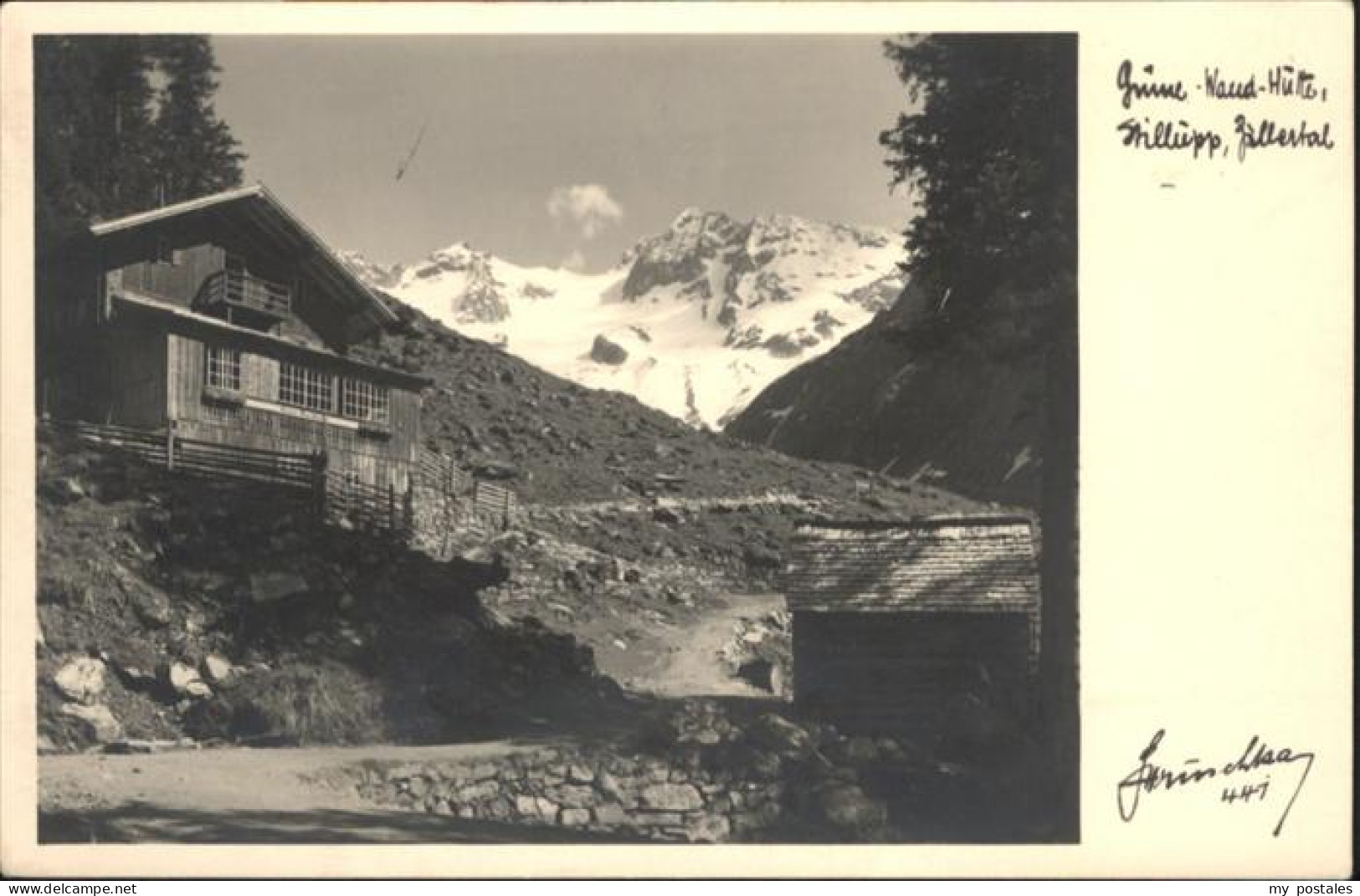 Mayrhofen Zillertal Gruene Wand Huette Zillertal