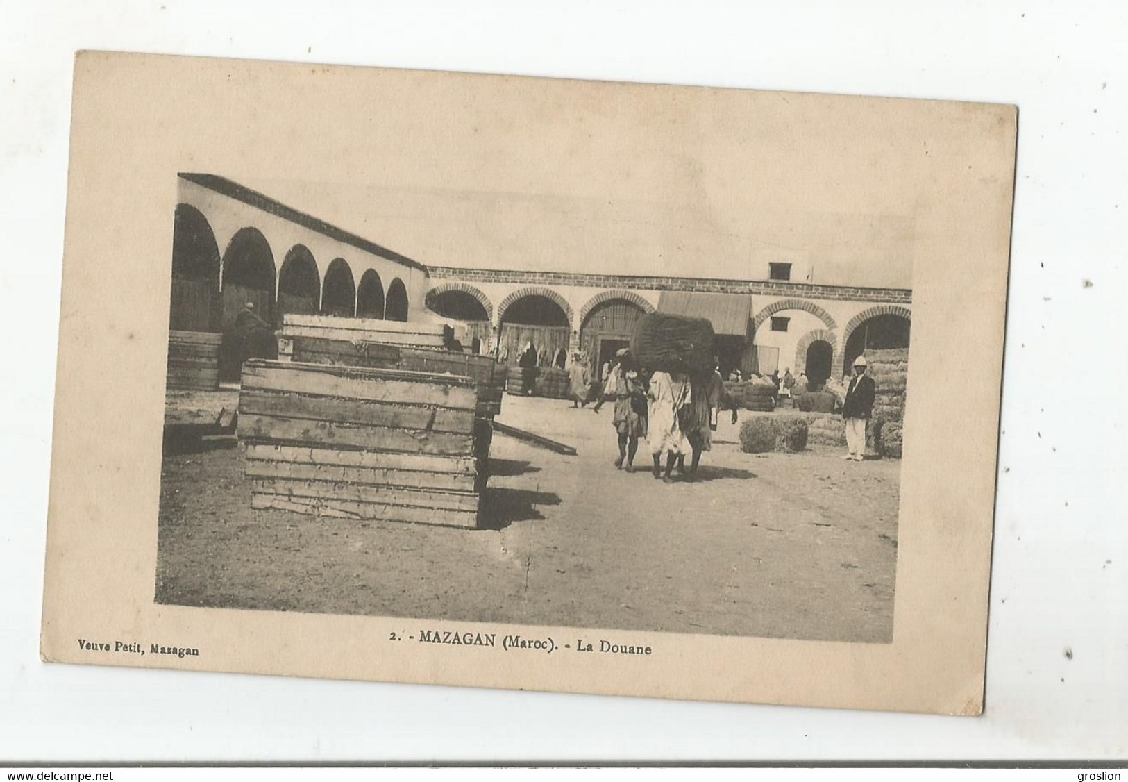 MAZAGAN (MAROC) 2 LA DOUANE (PETITE ANIMATION)