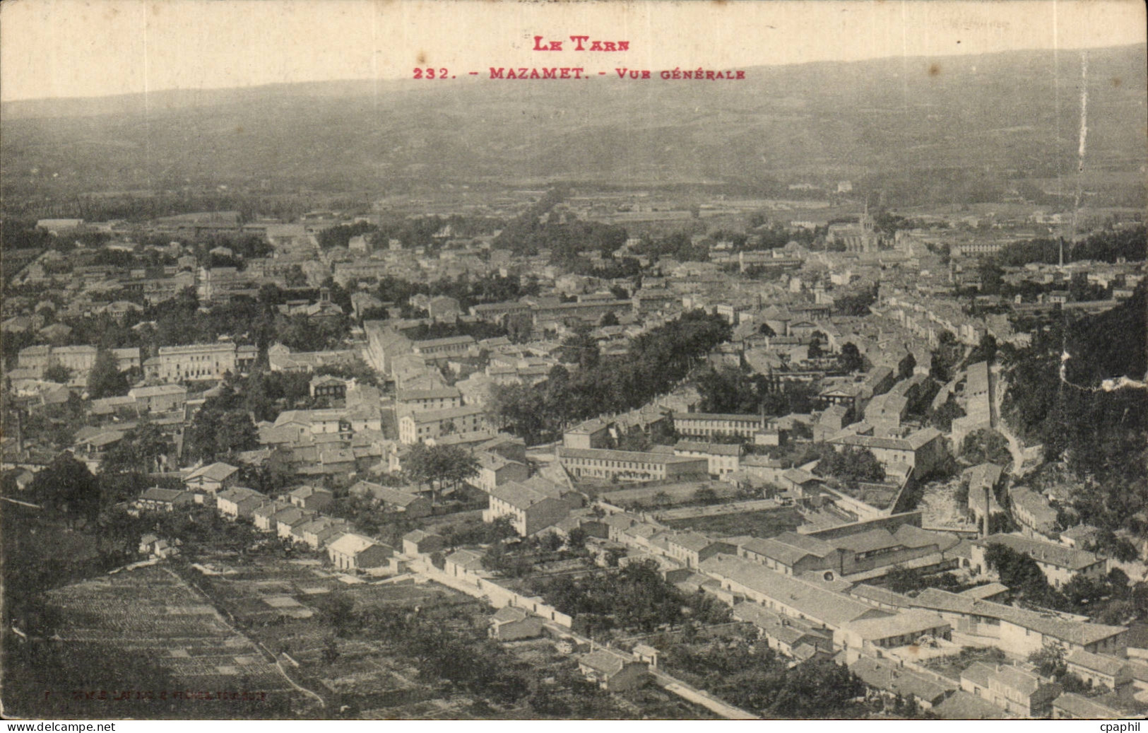 Mazamet - Vue Generale - CPA
